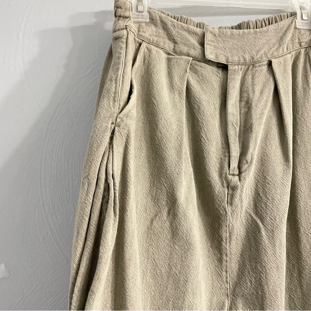 Free People Cool Harbor Wide Leg Denim Pants In Serpent - Picture 10 of 15